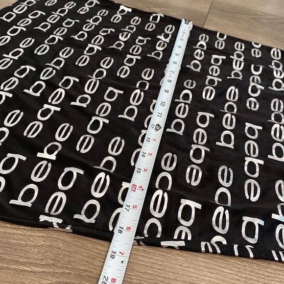 Bebe black and silver lingerie slip size medium - Picture 10 of 12